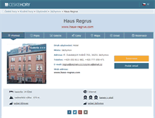 Tablet Screenshot of haus-regrus.com
